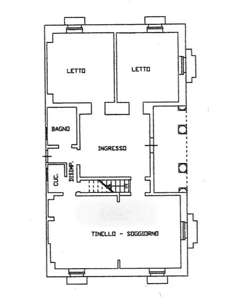 Plan - Liberty Villa with Pool in Corigliano d'Otranto