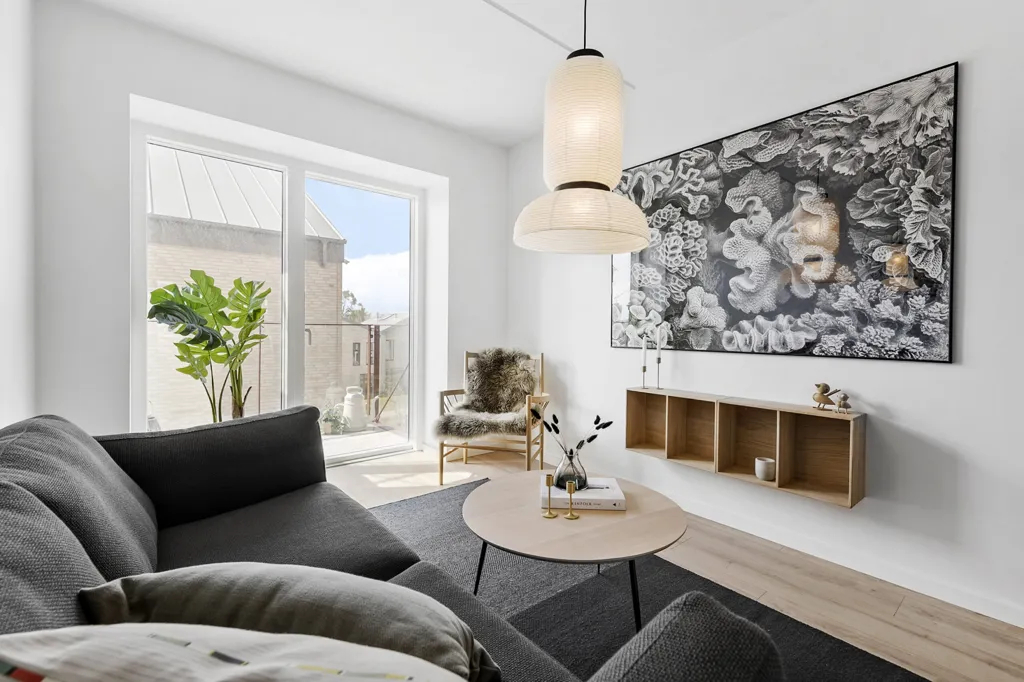 Living Room - 3-Bedroom Flat in Aarhus North