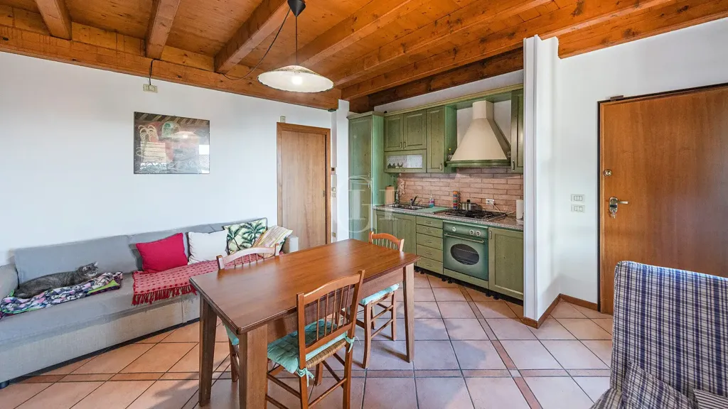 Séjour - Trilocale with Private Garden in Padenghe Sul Garda