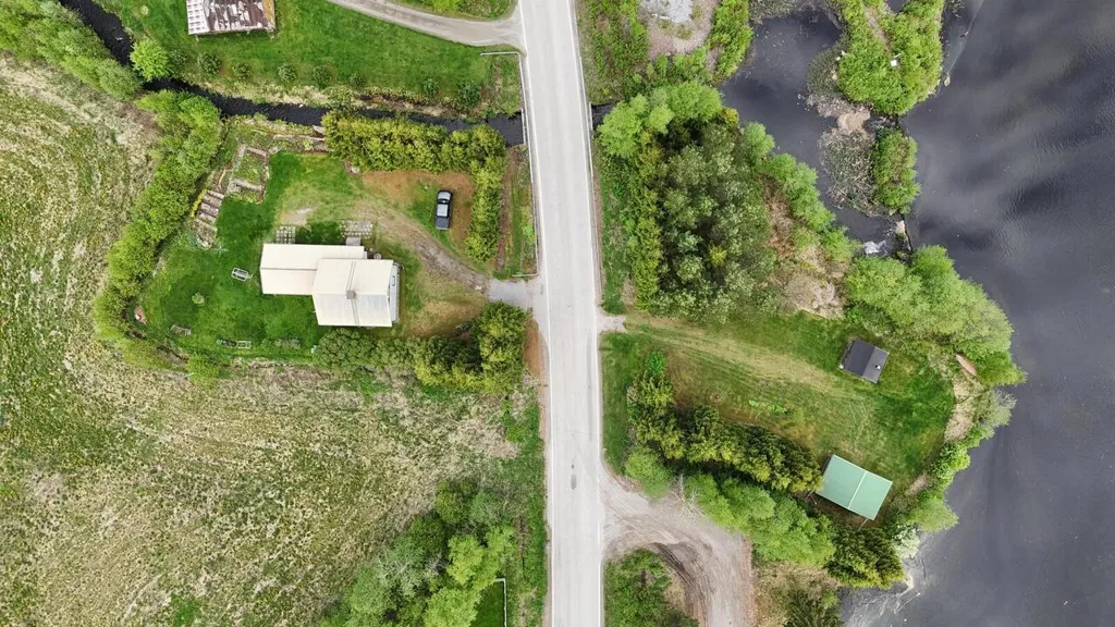 Vista aerea - Year-Round House with Lake View in Finland