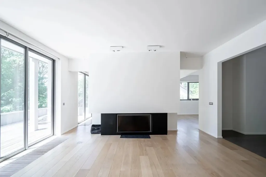 Living Room - Contemporary Villa with Pool in Uccle