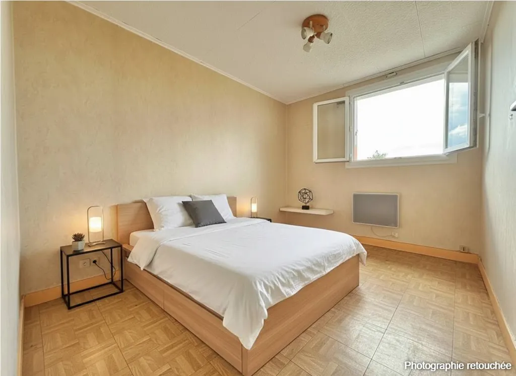Camere da letto - 2-Bedroom Apartment with RER E Access in Pontault-Combault