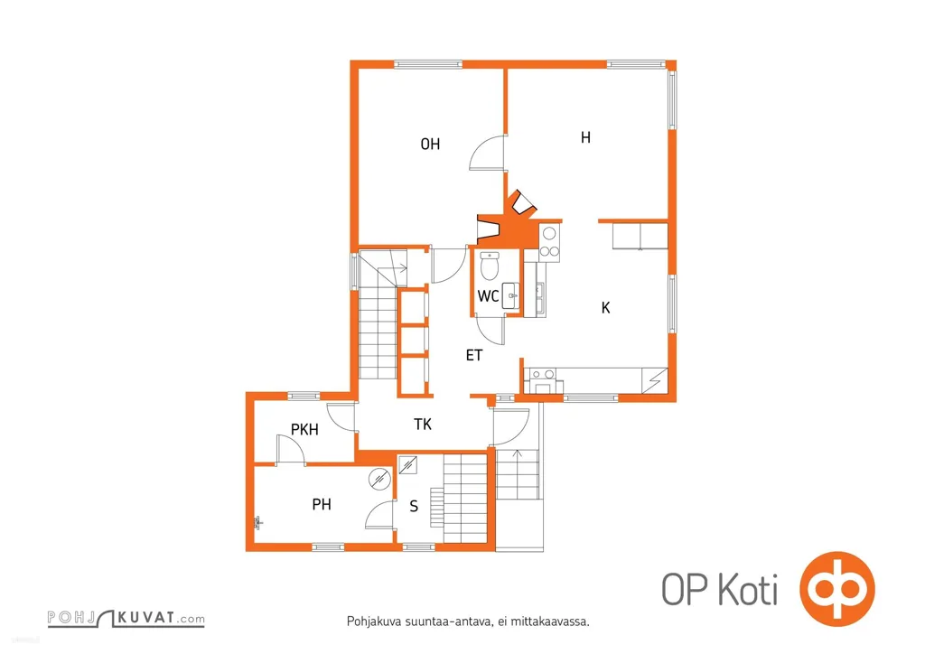Plan - Detached House with Sauna on Large Plot in Sastamala