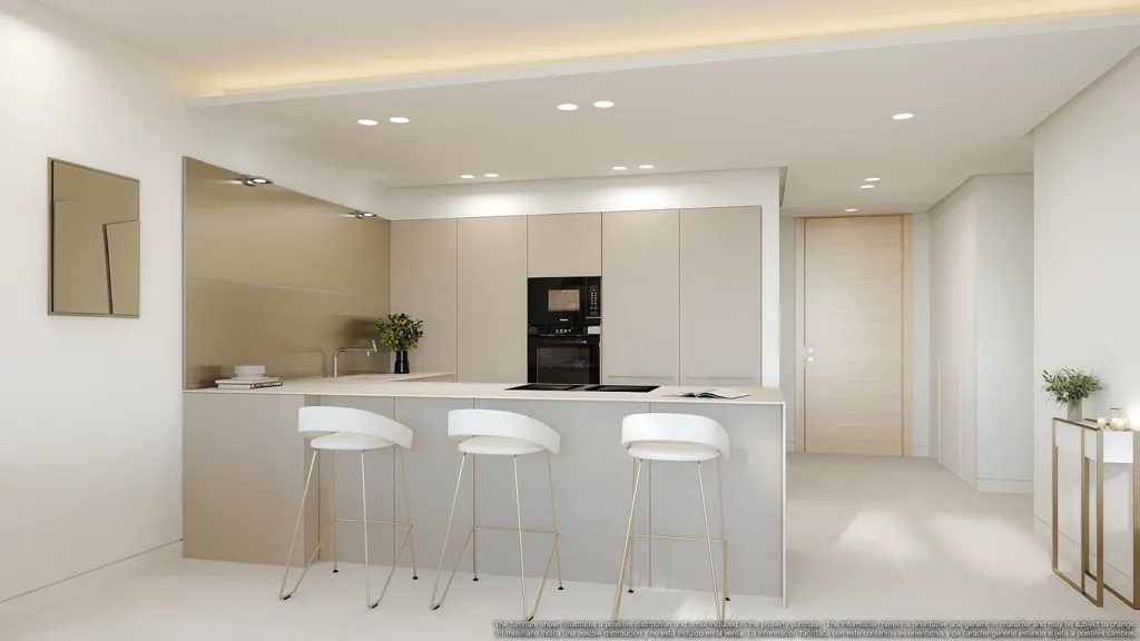 Köök - Energy-Efficient Apartment with Pool in Benahavís