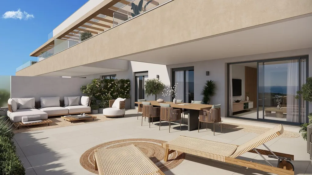 Terrasse - Apartment with Sea Views in La Cala de Mijas