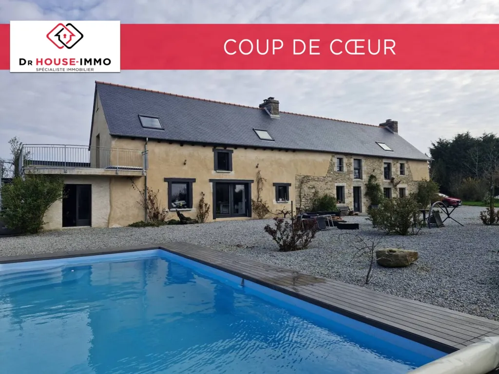 Bassein - Character House with Pool in Ménéac