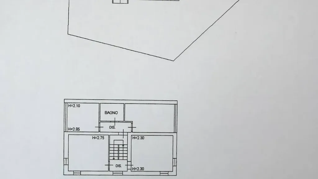 Plan - Restored Rustico with Panoramic Views in Capannori