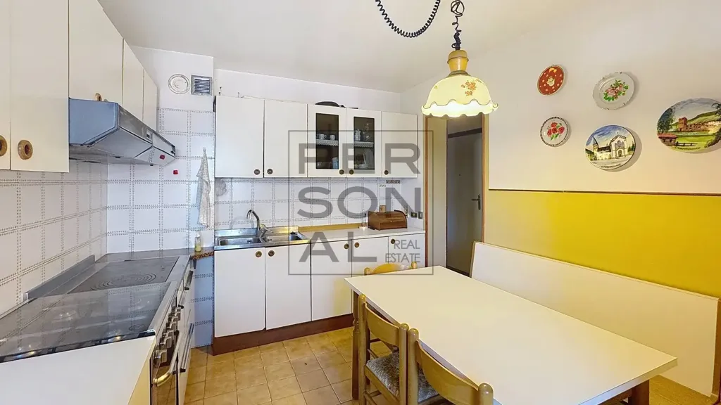 Cuisine - Apartment with Panoramic Balcony in Spormaggiore