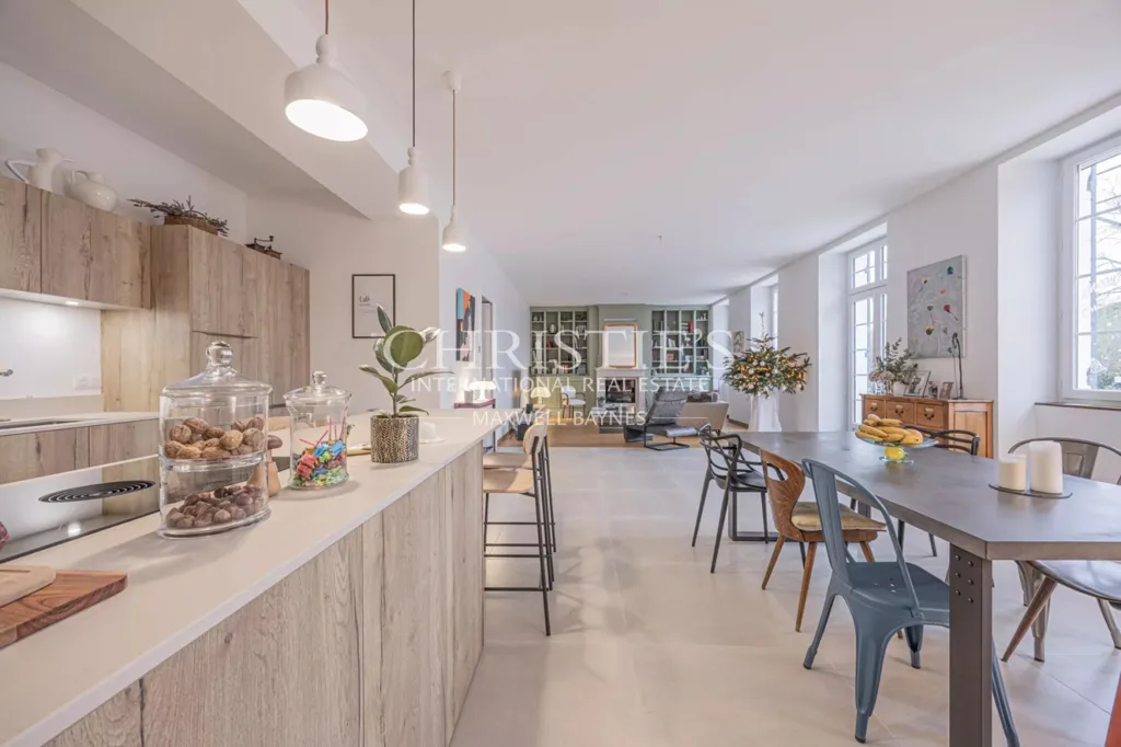 Cuisine - Maison Familiale avec Piscine dans les Graves