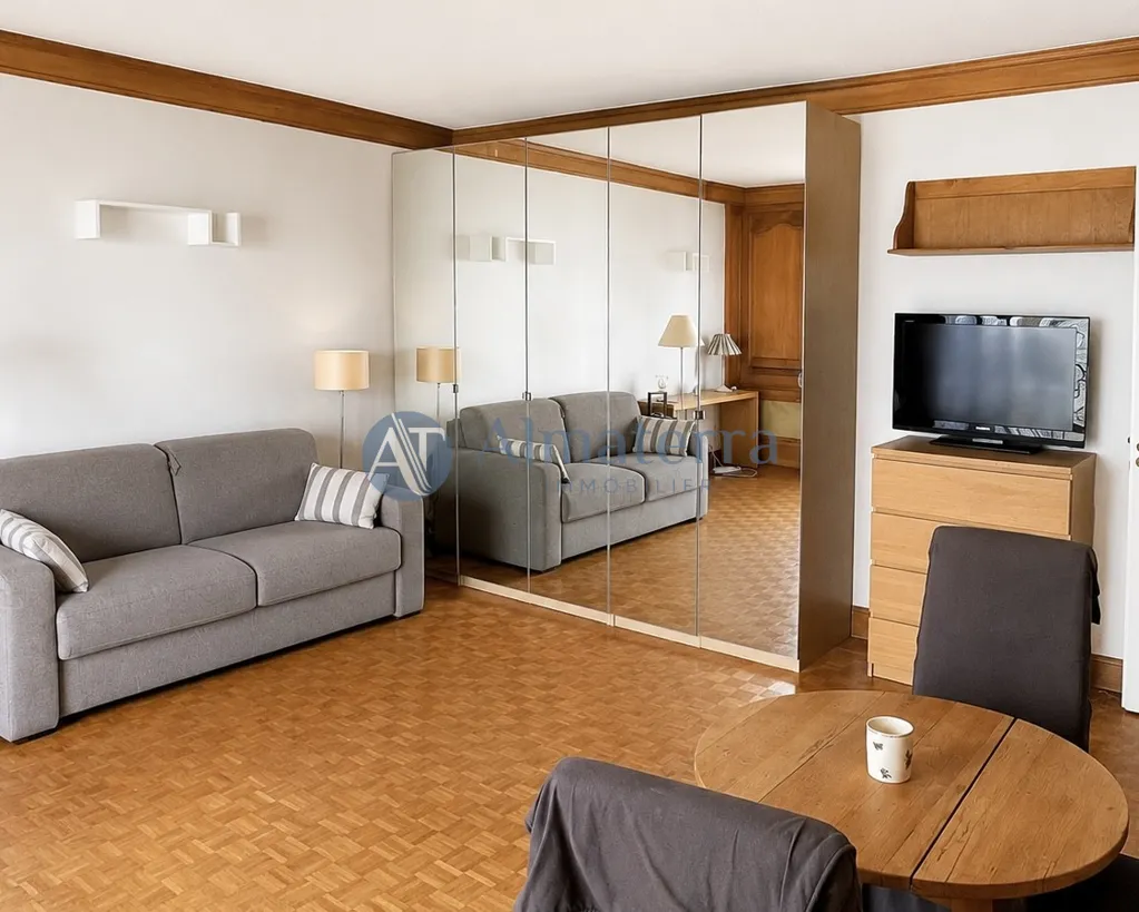 Séjour - Appartement avec Balcon au Village d'Auteuil