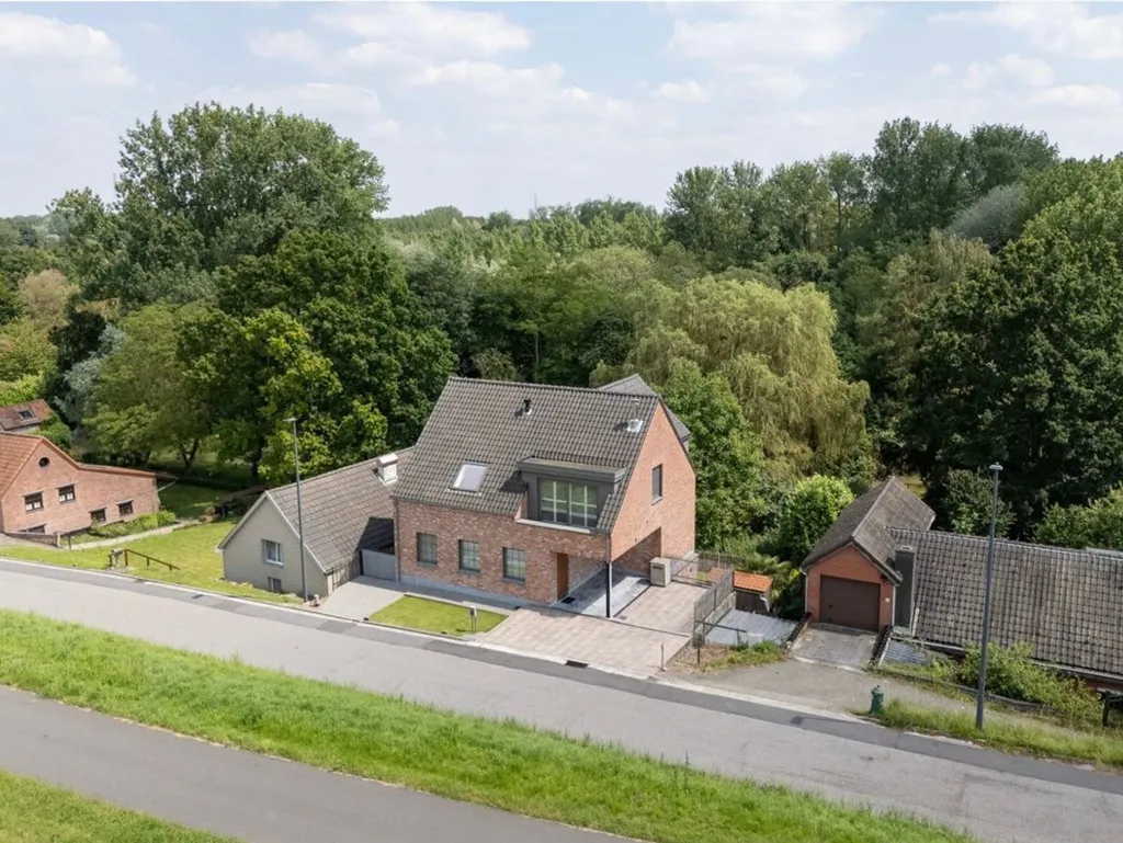 Vue aérienne - Modern House with Schelde View in Weert