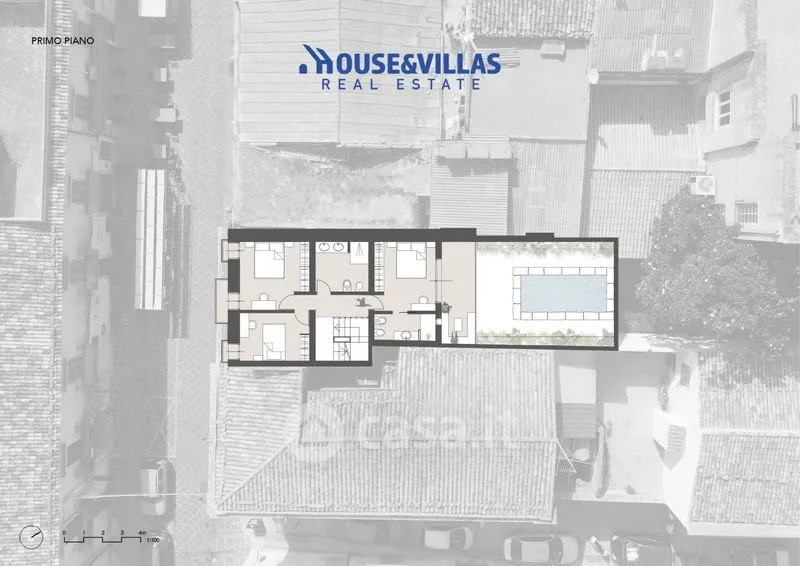 Planimetria - Casa indipendente con giardino e terrazzo a Noto