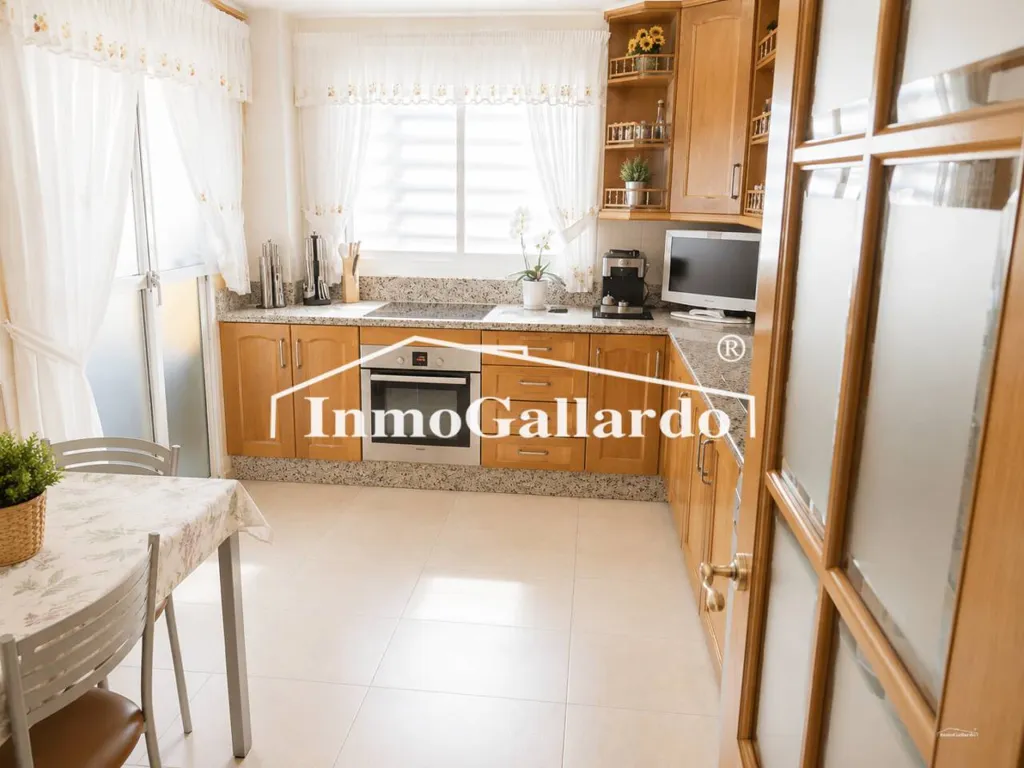 Cuisine - Bright Apartment with Seafront Access in Miramar del Palo