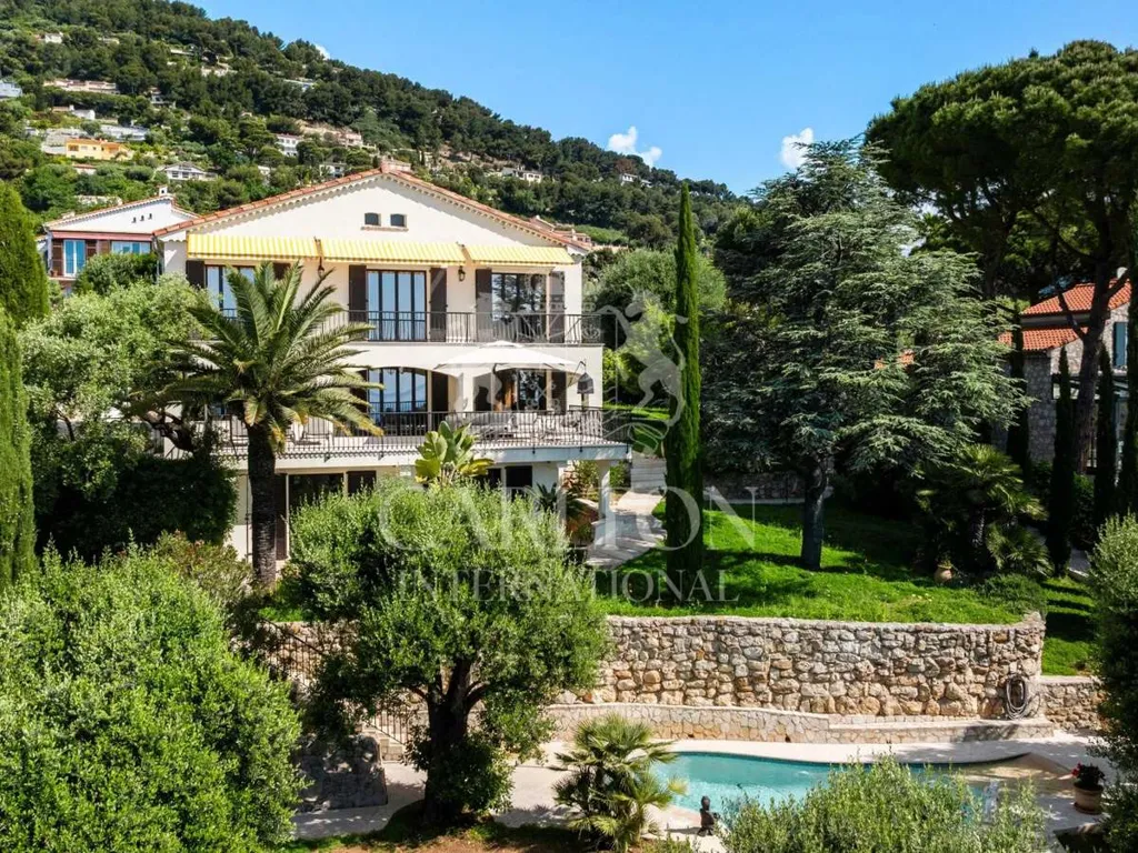 Aerial - Luxury Villa with Sea View in Roquebrune-Cap-Martin