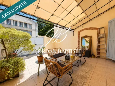 Terrace - Loft-Style House with Terrasse in Grisolles