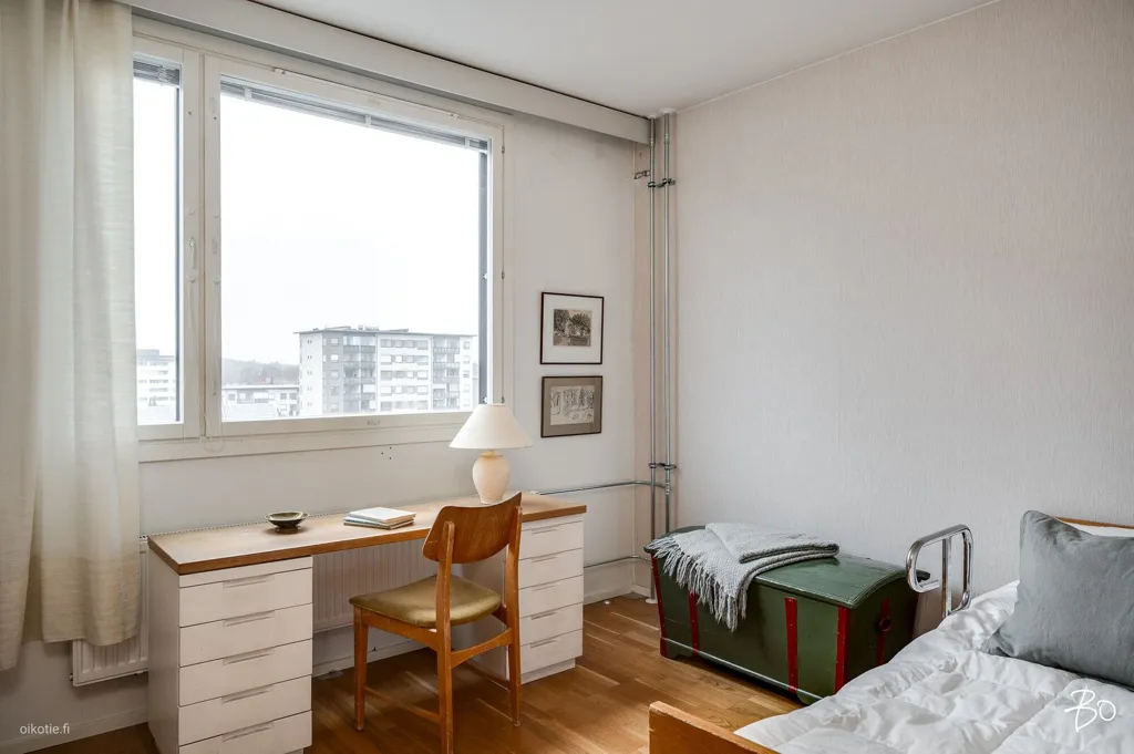 Camere da letto - 5th Floor Apartment with West Terrace in Raisio Centre
