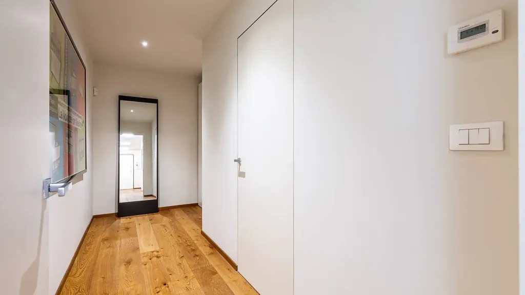 Entrée - Restored Apartment with Triple Exposure in Turin