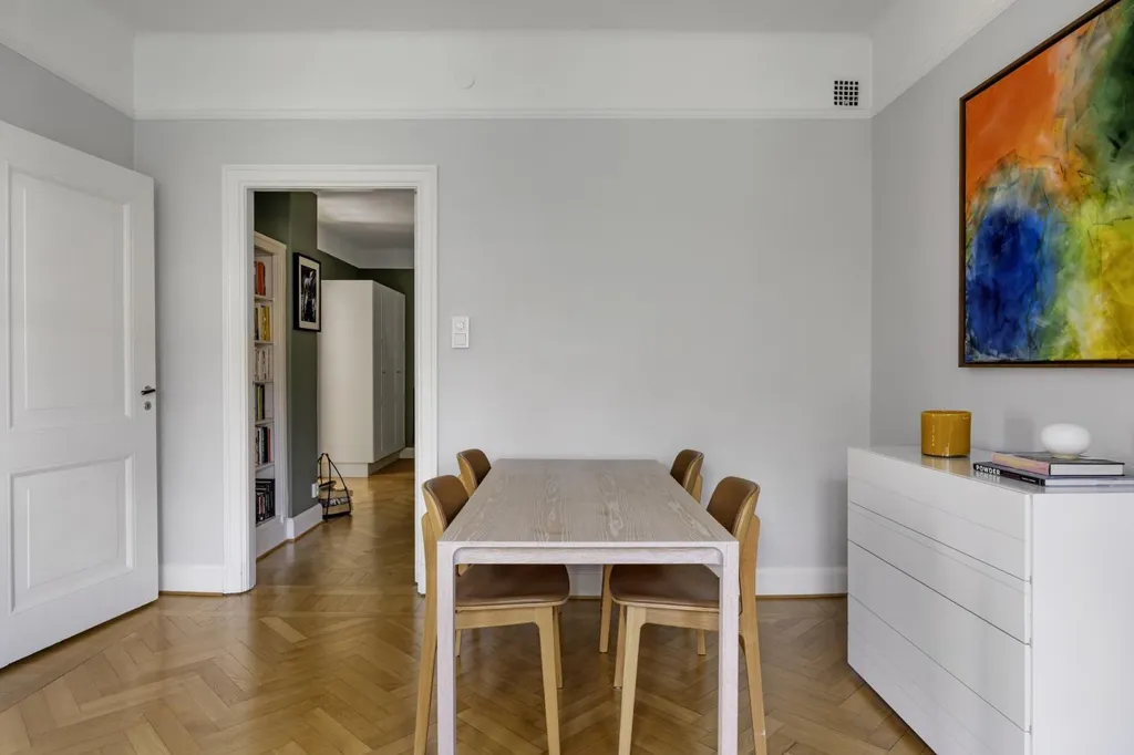 Söögituba - Apartment with Balcony in Östermalm, Stockholm