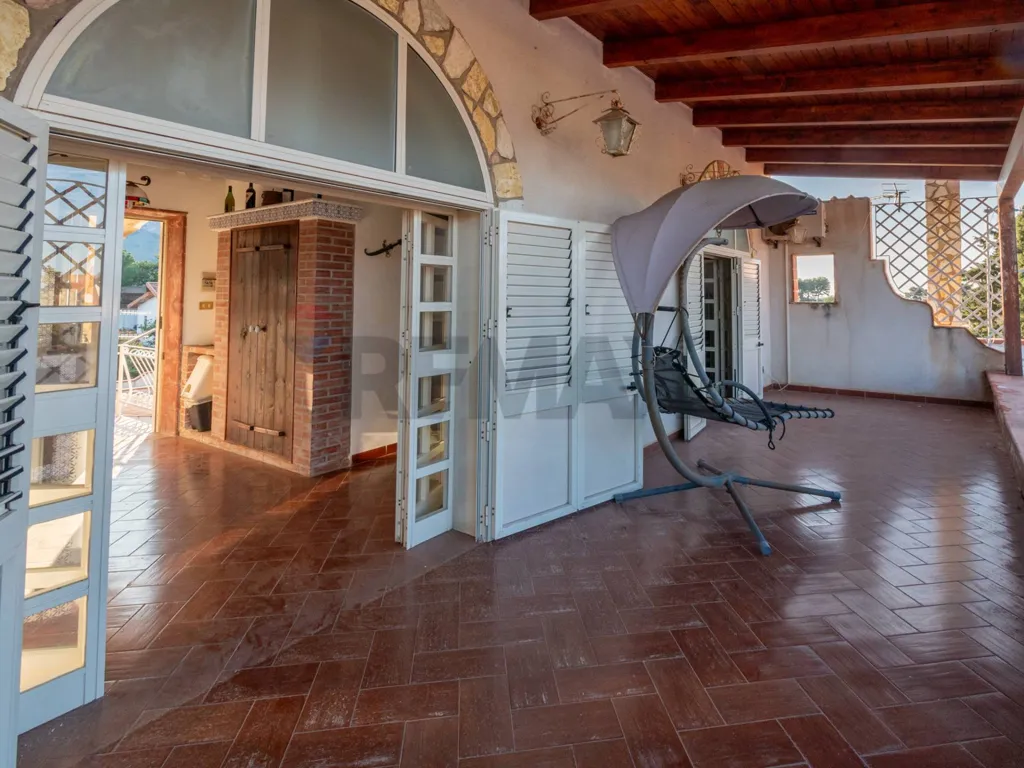 Terrasse - Villa with Garden and Terrace in Carini