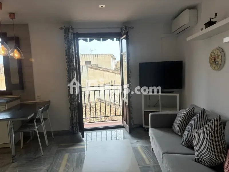 Séjour - Furnished Apartment with Balcony in Granada Centre