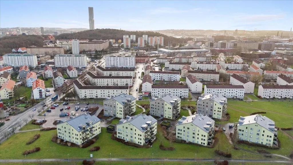 Õhuvaade - Modern Apartment with West-Facing Terrace in Göteborg