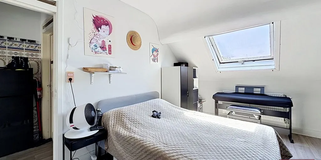 Bedrooms - Triplex with Charm in Schaarbeek