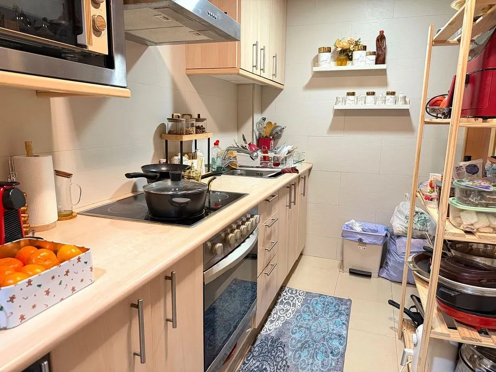Cuisine - Apartment with Mountain View in Cerdanyola Nord