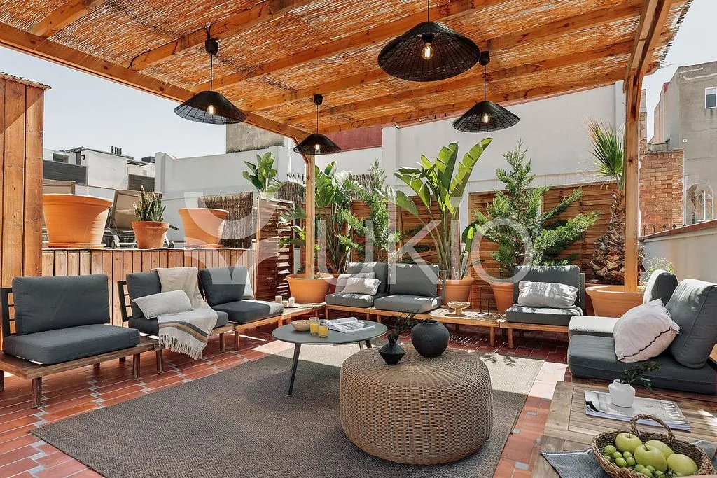 Terrasse - Apartment with Pool in Vila de Gràcia