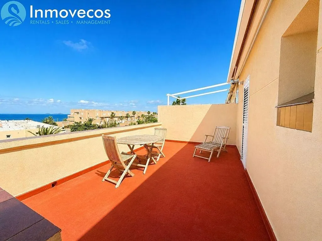 Terrass - Apartment with Pool and Terrace in La Manga