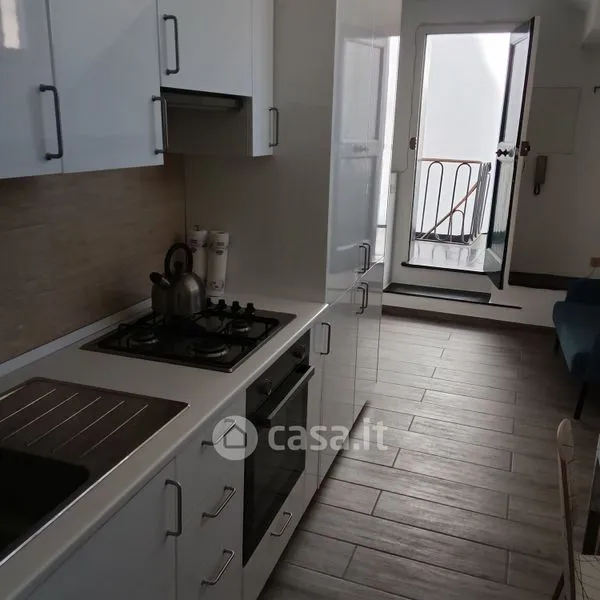 Cuisine - Mansarded Studio in Historic Building, Genoa