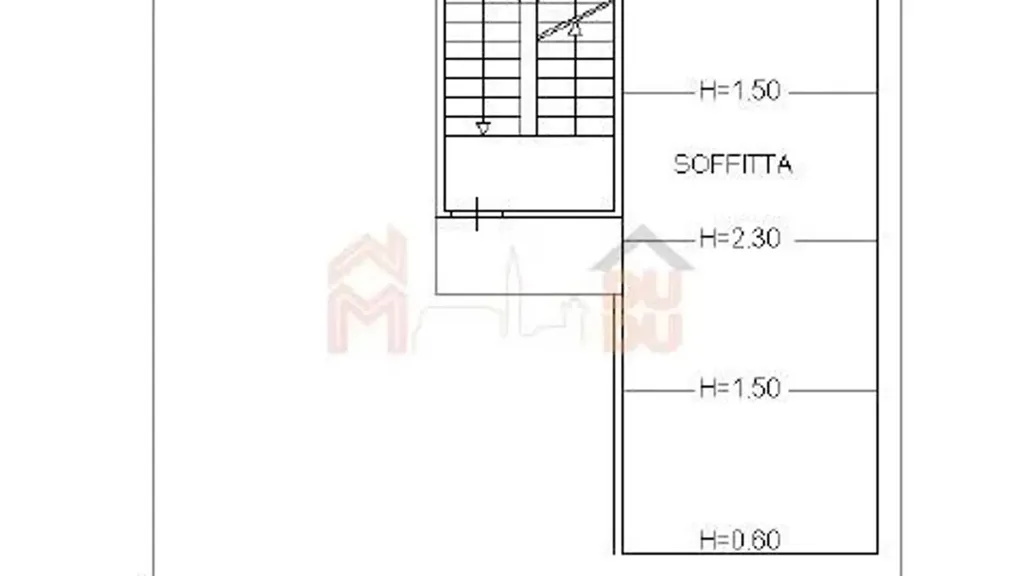 Plaan - Apartment with Balcony in Arezzo