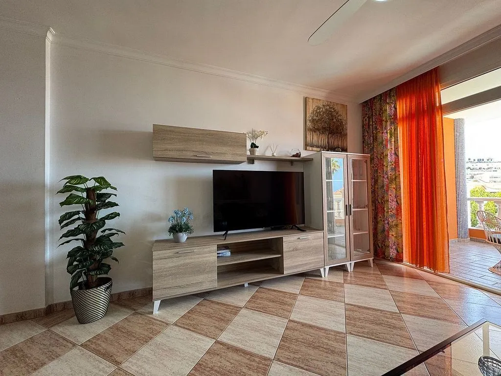 Living Room - Apartment with Pool and Terrace in Arguineguín