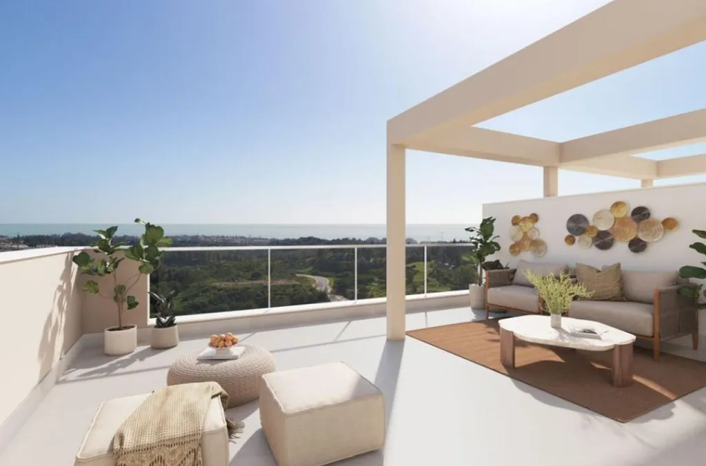 Terrasse - Modern Apartments with Valley Views in Mijas