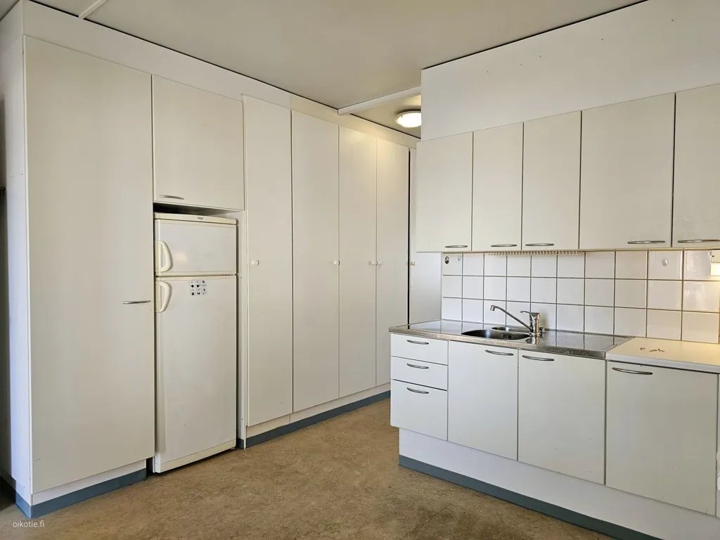 Kitchen - Studio Apartment with Garden in Husula, Hamina