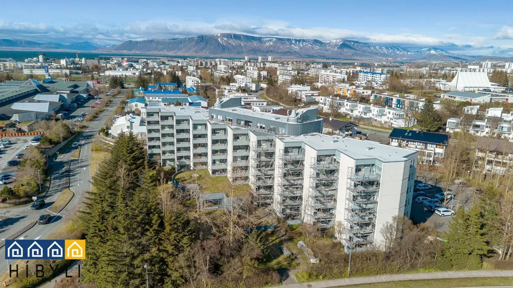 Õhuvaade - Two-Bedroom Apartment with Elevator in Reykjavik