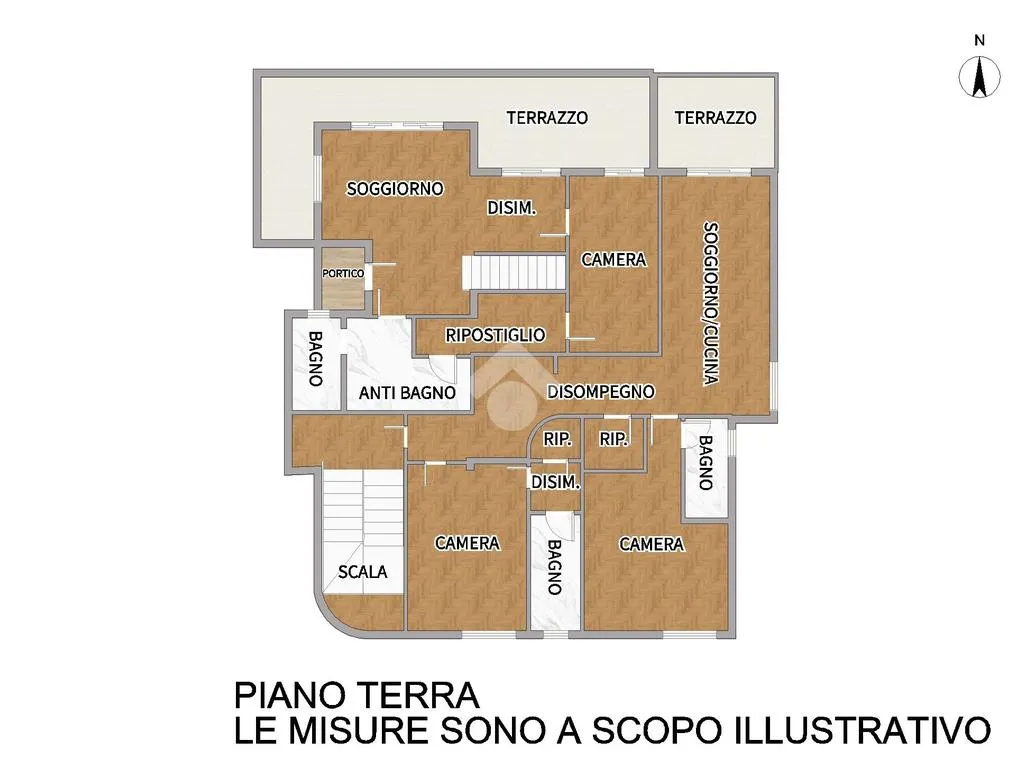 Planimetria - Independent Villa with Pool in Roseto degli Abruzzi