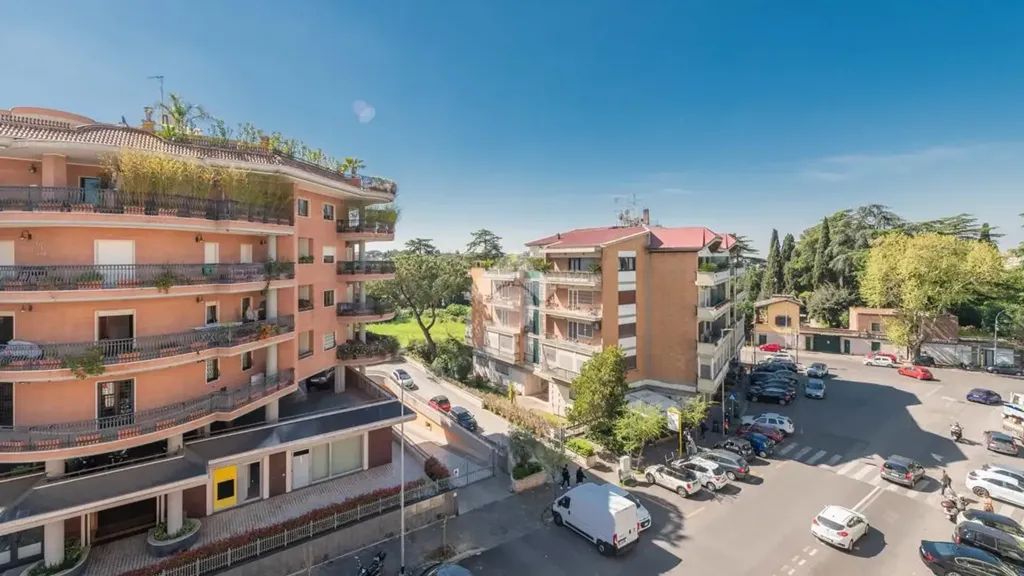 Vista aerea - Apartment with Panoramic Balcony in Rome