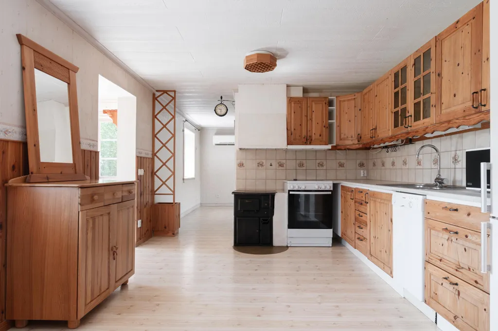 Cucina - Cottage with Private Pier in Brunnbäck