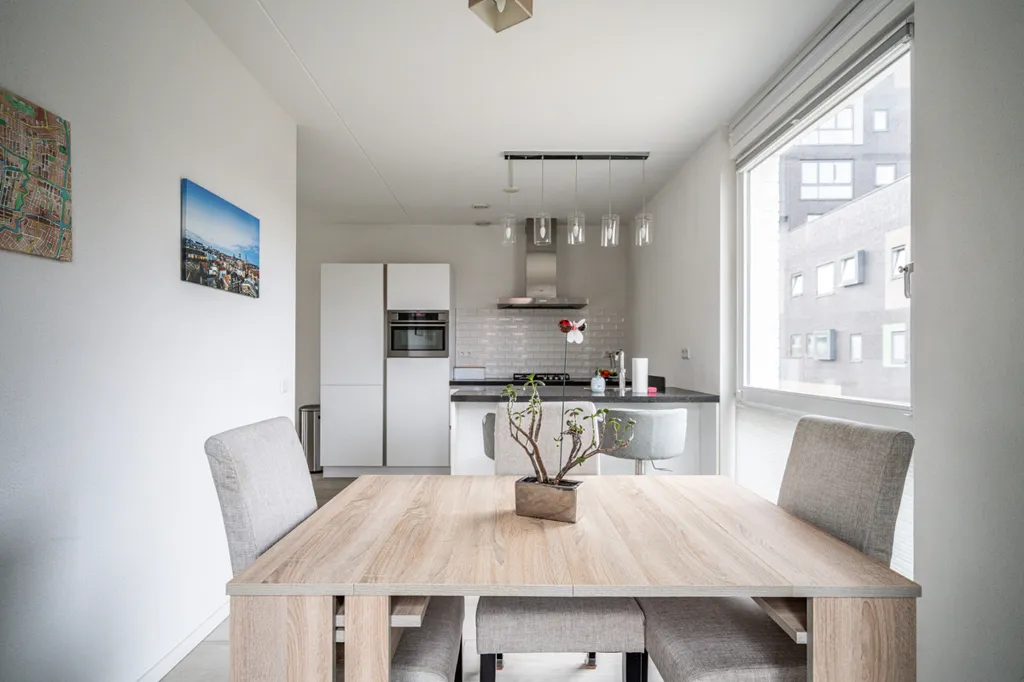 Dining Room - Corner Apartment with Extra Mezzanine in Leiden