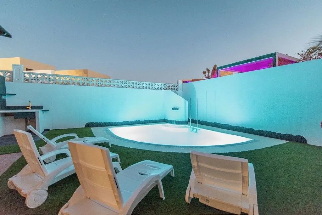Bassein - Chalet with Pool and Sea View in Corralejo