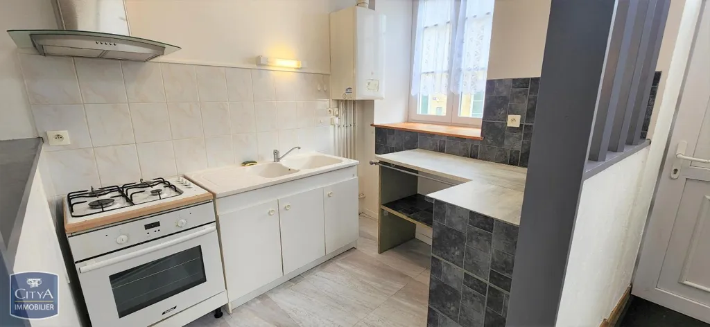 Cuisine - Appartement T3 Rustique à Bruyères-et-Montbérault