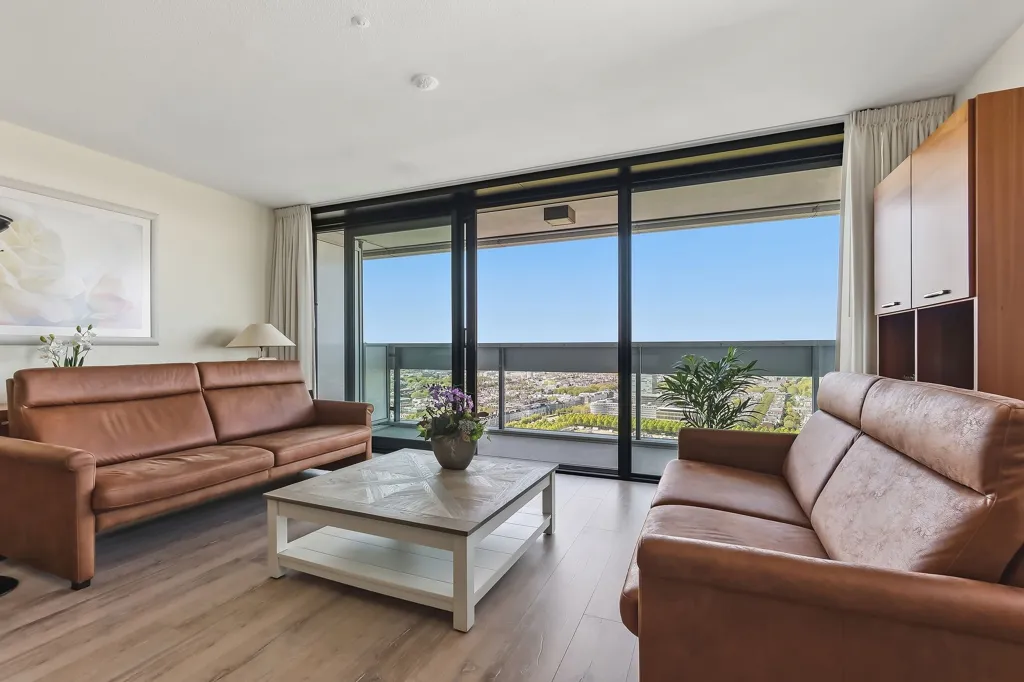 Living Room - Galerie Flat with Sea View in The Hague