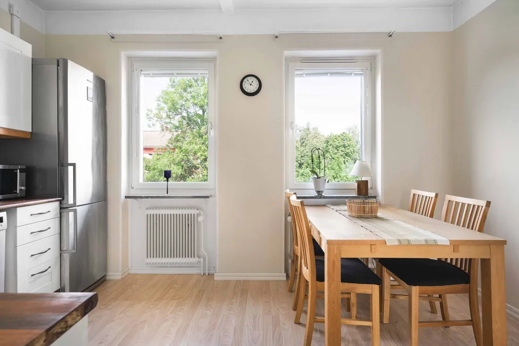 Sala da pranzo - 40s Flat with Balcony in Uppsala