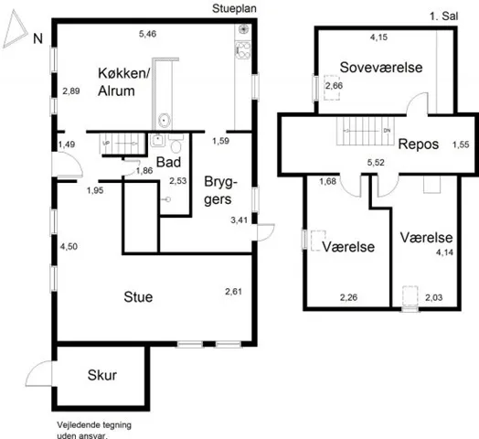 Plan - Cozy Townhouse with Garden in Ebeltoft