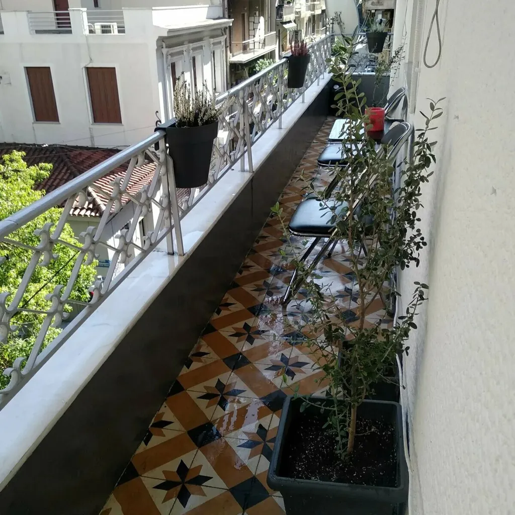 Balcony - Renovated Flat with Balcony in Exarchia, Athens