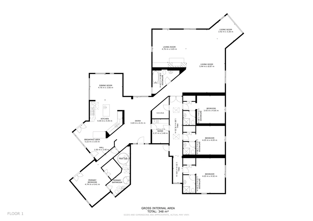 Plan - Maison 4 chambres à Schull