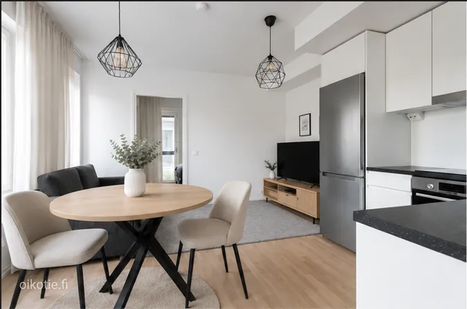 Salle à manger - Parterre Duplex with City View in Kaleva, Tampere
