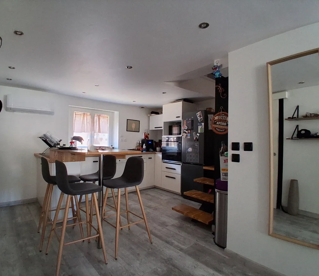 Cucina - Renovated Duplex with Central Location in Saint-Didier-en-Velay