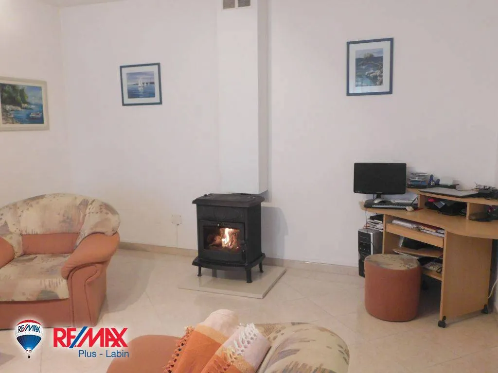 Living Room - House with Sea View in Labin
