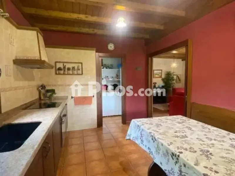 Kitchen - Chalet with Picos de Europa Views in Arriondas